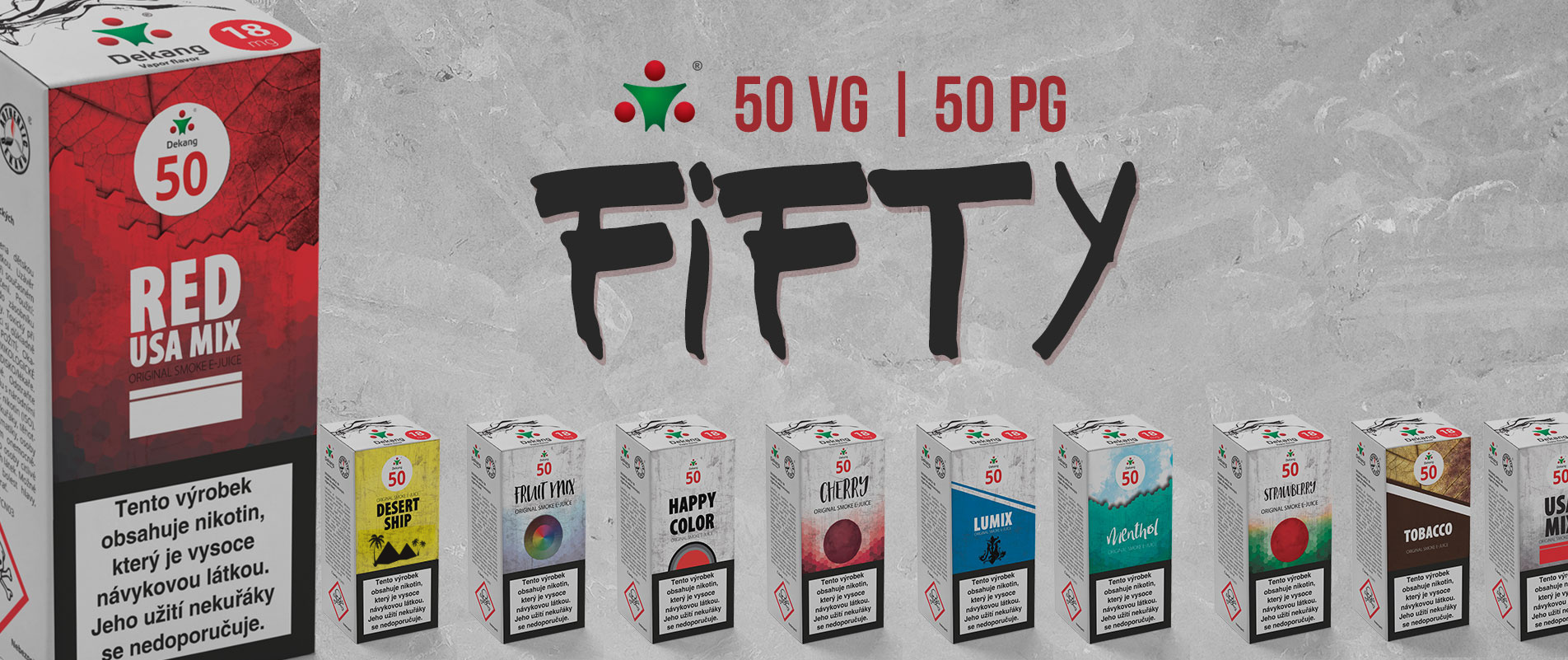  NOVÁ ŘADA 50 VG | 50 PG Dekang FIFTY